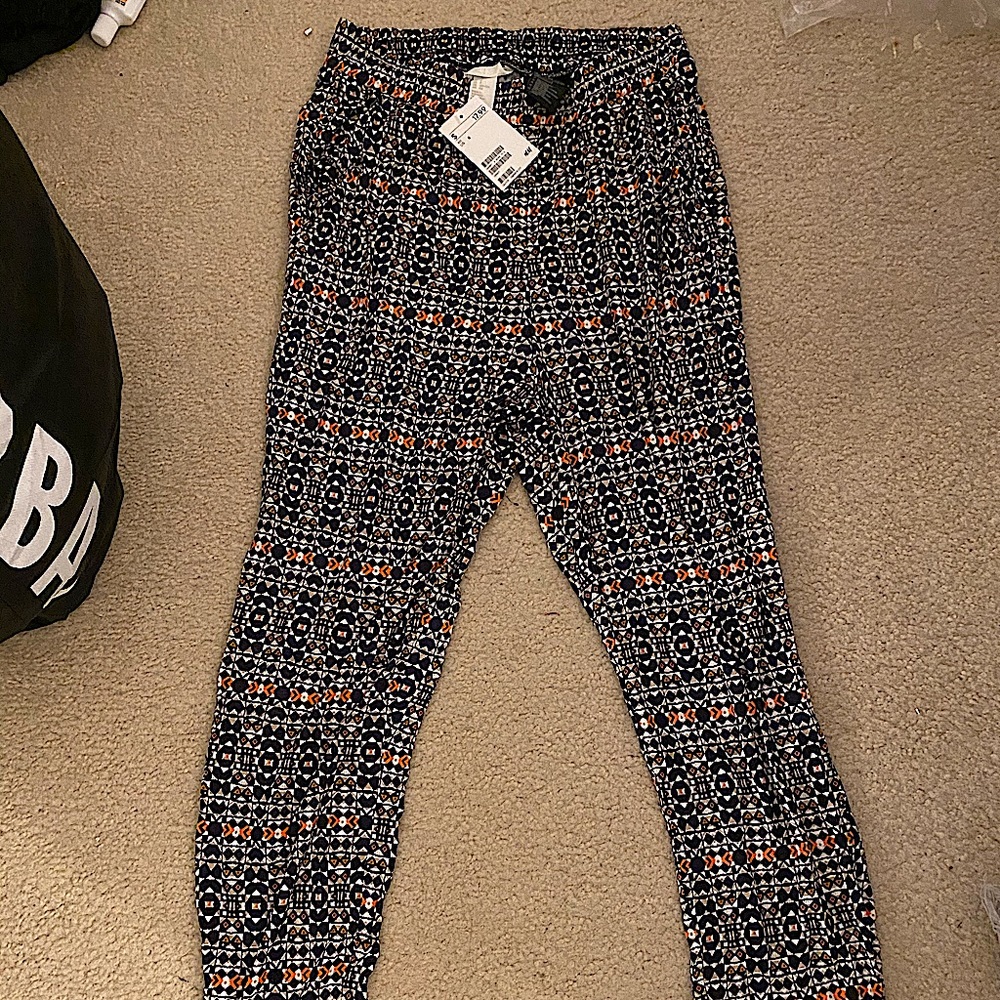 Patterned cotton pants!